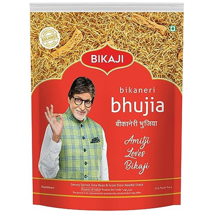 Bikaji Bhujia No 1 - Authentic Indian Snack | 1Kg Pack