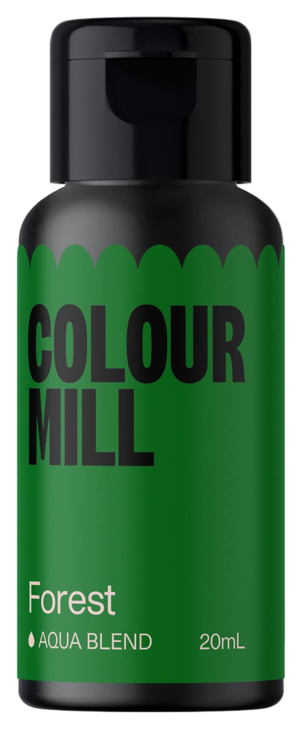 Colour Mill Aqua Blend Food Coloring, 20ml, Water-Based, Forest, CMA20FOR