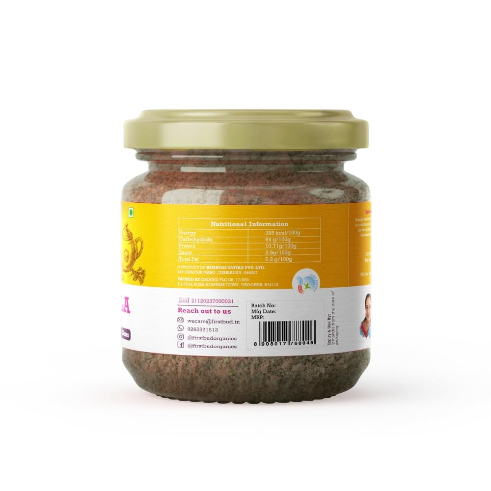 First Bud Organics -Chai Masala 100G|Organic Indian Spice Blend For Tea|Handpicked Premium Ingredients|Freshly Packed|No Artific