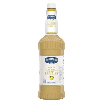 Hellmann's Lemon Za'atar Vinaigrette Salad Dressing Salad Bar Bottles Gluten Free, No Artificial Flavors, Colors, added MSG or H