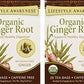 Lifestyle Awareness Ginger Root Tea, Organic, 20 Count (Pack of 2)