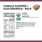 Nature'S Path Organic Vanilla Almond + Flax Granola, 25 Lb (Pack Of 1), Non-Gmo