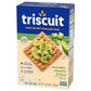 Triscuit Avocado, Cilantro & Lime Whole Grain Wheat Crackers, Lunch Snacks, Bulk Snack Crackers, 6 - 8.5 oz Boxes