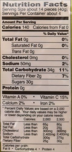 Trader Joes Dried Fruit Soft & Juicy Mandarins 6Oz.