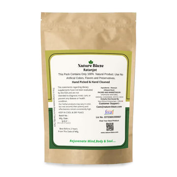 Nature Blaze Ratanjot Whole 7.0 Oz (200 Gram 0.4 Lb)