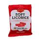 HALVA Soft Strawberry Licorice Candy - 1 x 7oz Bag - Authentic Finnish Licorice - Made with All Natural Ingredients -Soft & Chew