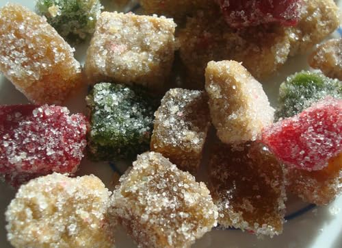 DON TURINOS Mexican Candy Fruit Cubes - Gluten-Free Guava, Quince, Apple, Hawthorn - 15.1 cm x 6.1 cm x 19.4 cm