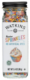 Watkins Rainbow Decorating Sprinkles, 3.4 Ounce Jar, 3-Pack