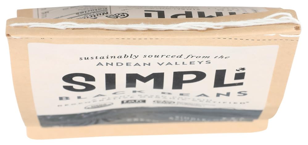 Simpli Regenerative Organic Certified Black Beans, Creamy And Rich Flavor, Immune-Boosting Vitamin C, Slow-Digesting Carbs, Usda