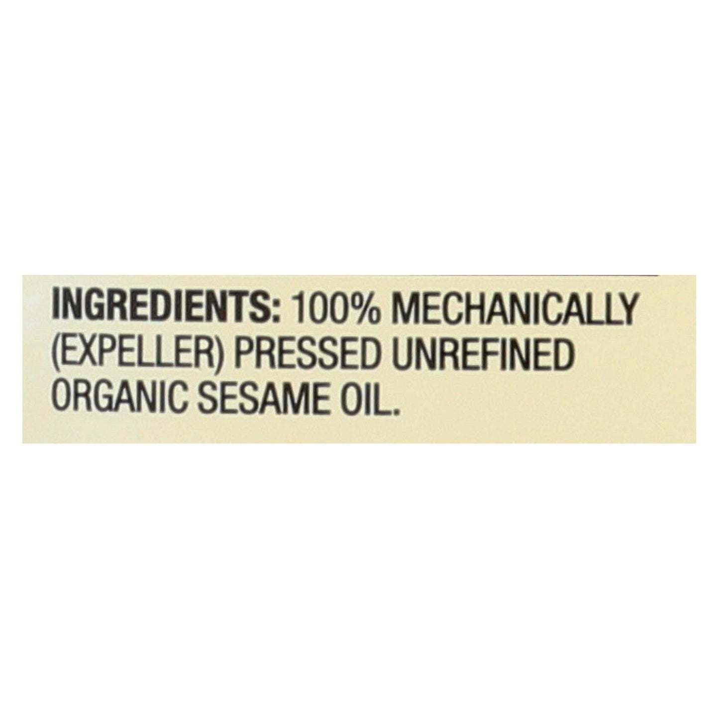 Spectrum Naturals Oil Sesame Unrefined Org