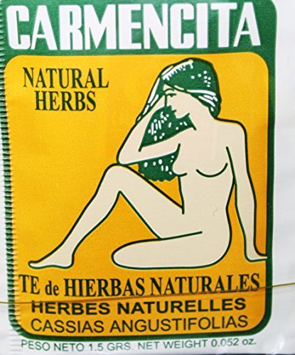 Carmencita Natural Herbs Tea 10 Count (Pack Of 1) - Packaging May Vary