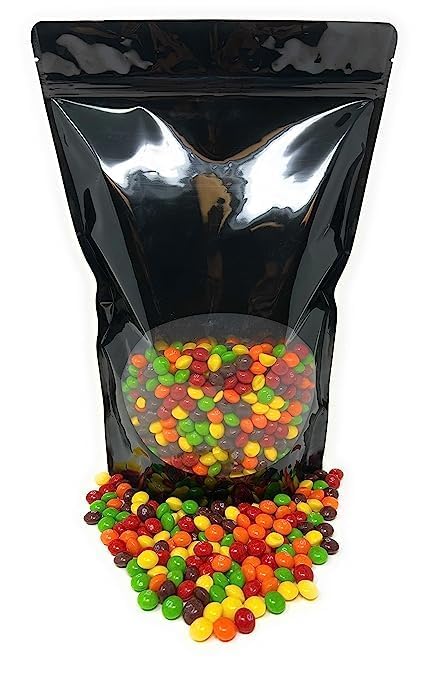 KLUB BULK Skittles Candy Bulk Assortment - Fun Size Coated Fruit Chews - 4 lbs - Orange