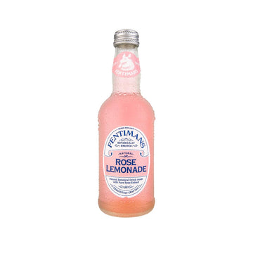 Fentimans Sparkling Rose Lemonade - Sparkling Pink Lemonade With Natural Ingredients & Pure Rose Extract, Mixer, Craft Soda, Botanically Brewed Lemonade - 9.3 Fl Oz (Pack Of 24)