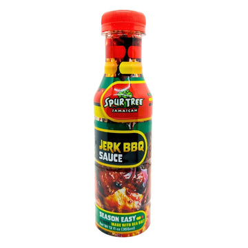 Spur Tree Jerk BBQ Sauce - Authentic Jamaican BBQ Seasoning to Spice Up Your Life - BBQ Rub with All-Natural Ingredients - Smoky