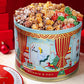 Christmas Popcorn Gift Tin - Gourmet Food Gifts - Plays Music - Chocolate & Popcorn Gift Tin, Holiday Basket - Nut Er Suite- Bonnie And Pop