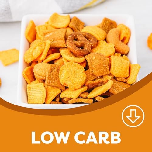 Catalina Crunch Protein Grab & Go Snack Mix with Cheese Crisps | At least 15g Protein, 2g Sugar per Pouch | Good Source of Fiber