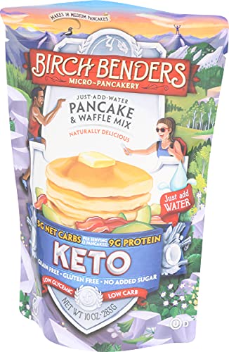 Birch Benders Griddle Cakes, Pancake Waffle Mix Keto, 10 Ounce
