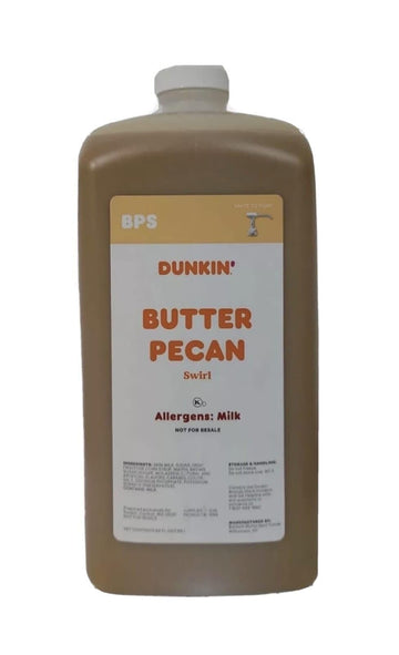 Dunkin Donuts Butter Pecan Sauce-Swirl-Syrup 64 Oz Jug (No Pump)
