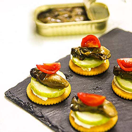 Otter Kingdom Smoked Oysters with Red Chili Pepper in Olive Oil, 3-Ounce (Pack of 12)