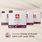 Illy Coffee K-Cups, Intenso Dark Roast, 100% Arabica Beans, 32 Count (Pack of 4)