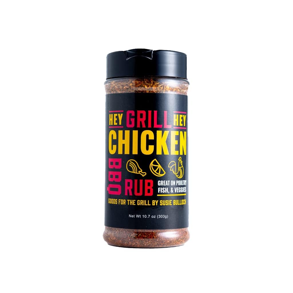 Hey Grill Hey | Chicken Rub 10.7 Oz | Delicious Chicken Seasoning, Great On Turkey, Veggies, And Fish.