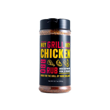 Hey Grill Hey | Chicken Rub 10.7 Oz | Delicious Chicken Seasoning, Great On Turkey, Veggies, And Fish.