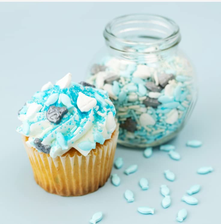 Sweetshop, Sprinkle mix - 10 ounce, Ocean Potion, Edible Sprinkles, fancy sprinkles for Baking and Decorating, use on Cupcakes,