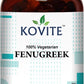 Kovite Fenugreek Capsules - 90 Vegetarian Capsules - 600 mg Organic Fenugreek Seed Powder
