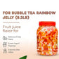 Darong Coconut Jelly Topping Nata De Coco For Bubble Tea 8.4 Lb | Rainbow Jelly | For Boba Tea, Smoothies, Slushes, Desserts | 8