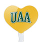 GRAPHICS & MORE Cupcake Picks Set of 6, Heart Design, Acrylic, One Size, University of Alaska Anchorage