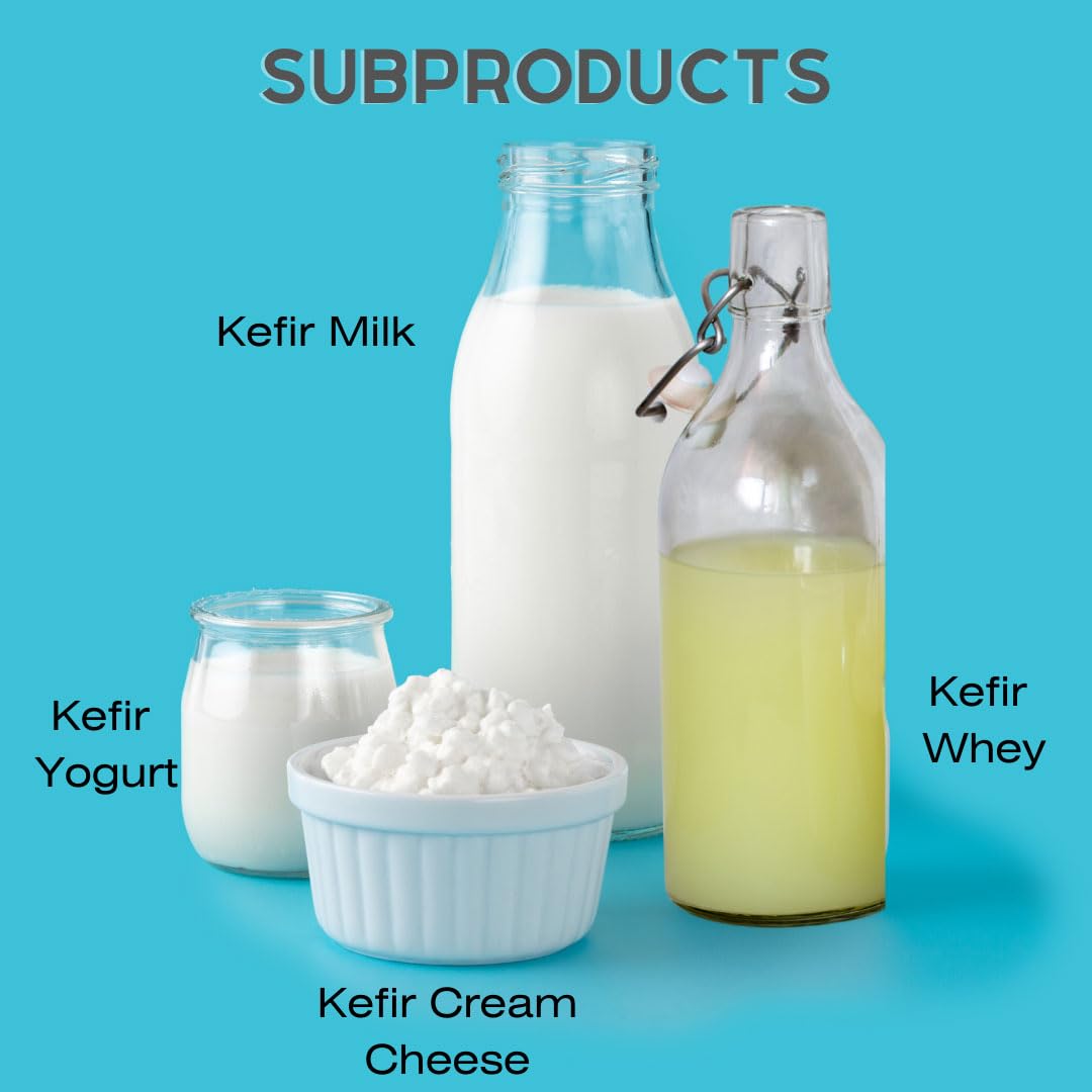 Ferment Organics Live Kefir Grains Starter Culture for Homemade Milk - 1 TBSP - Model SHIPnov2324