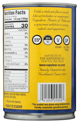 Napoleon Hearts Of Palm Sliced (12X14.1Oz)
