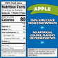 Capri Sun 100% Juice Naturally Flavored 100% Apple Juice 6 Fl Oz (Pack of 10), Packaging May Vary