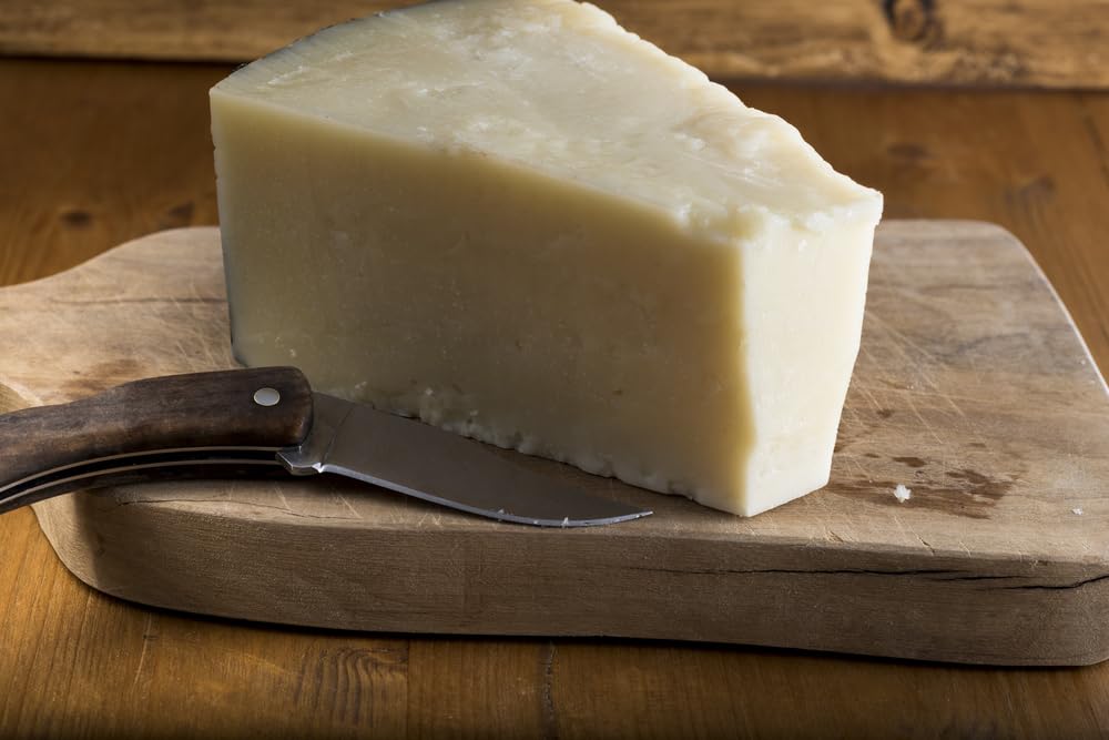 Sanniti Pecorino Romano Cheese - 3 lb Wedge | Authentic Imported Italian Sheeps Milk Cheese, Aged & Boldly Flavorful