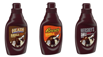 P & V Ice Cream Shell Topping Variety Pack – 3 Flavors, 2.58 Fl Oz (Pack of 3)