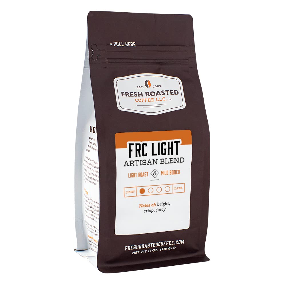 Fresh Roasted Coffee, Frc Light Roast Blend, 12 Oz, Kosher, Whole Bean