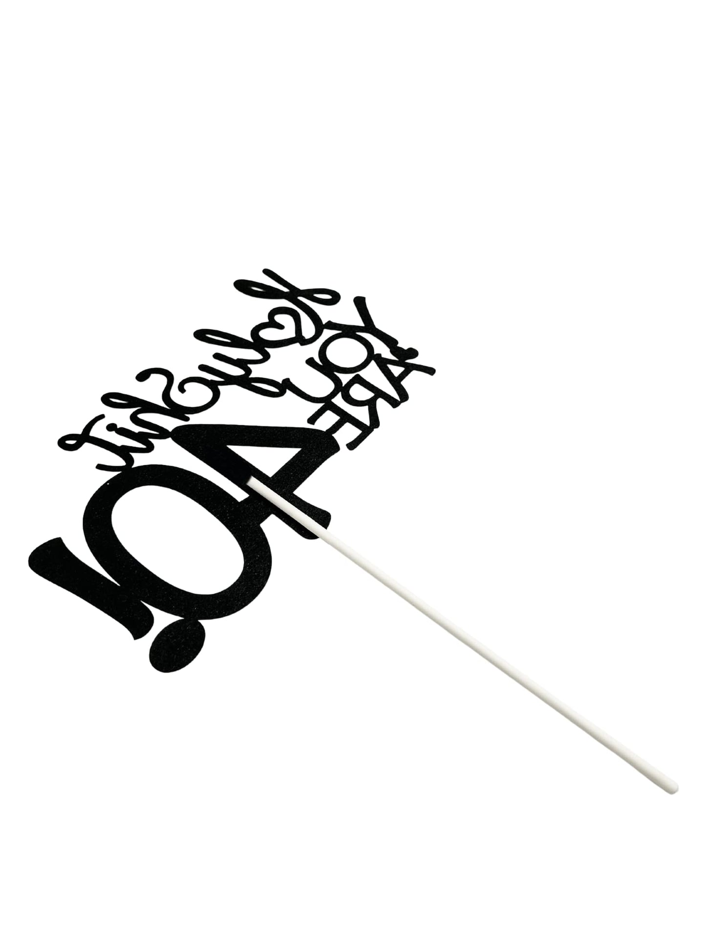 40 Birthday Cake Toppers-Black Glitter, Funny 40Th Cake Topper For Men,40 Cake Topper For Women, 40Th Birthday Decorations,40Th