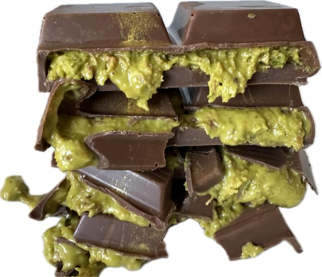 Dubai Chocolate 7 Oz - Premium Halal Arabic Sweets - Middle Eastern Halal - Rich Gift Chocolate For Ramadan, Eid, Holidays, And