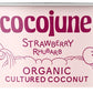 Cocojune Organic Strawberry & Rhubarb, Pink, 4 Ounce (Pack of 1)
