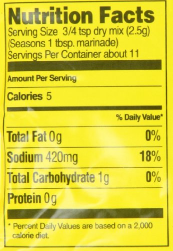 Adolph Original Meat Tenderizing Marinade, 1-Ounce (Pack Of 8)
