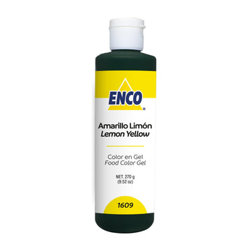 Enco Food Coloring Gel Yellow Lime 8.8 Oz (250G) Concentrated, Vegan