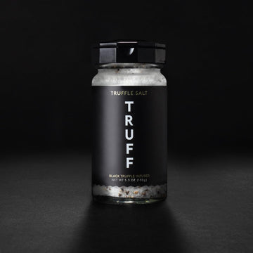 TRUFF Black Truffle Salt, Fine and Coarse Sea Salt, Dried Black Summer Truffles, Specialty Seasoning for A Truly Aromatic Flavor