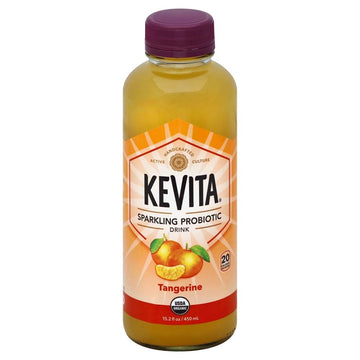 Kevita Organic Sparkling Probiotic Drink, Tangerine, 15.2 Oz