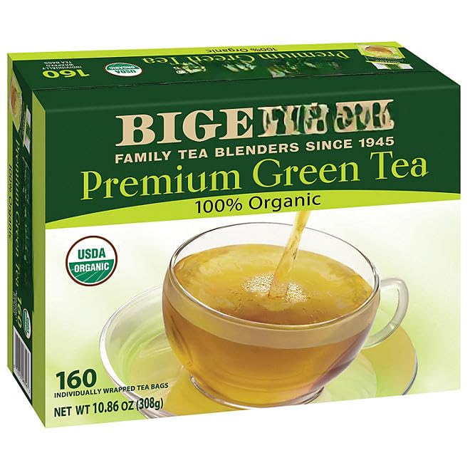Generic Premium Organic Green Tea Value Pack, 160 Count