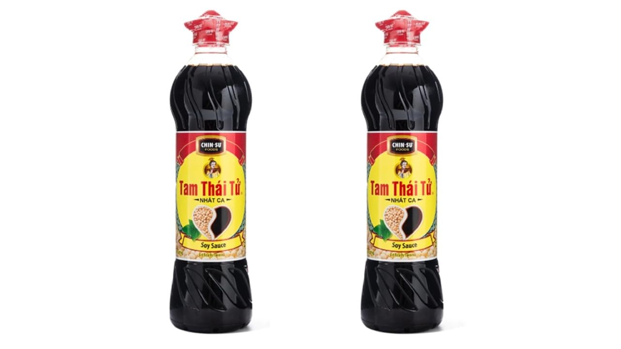 Generic 2 Packs - Tam Thai Tu Soy Sauce - Nuoc Tuong Tam Thai Tu - 650 ml per Bottle x 2 Bottles per Order