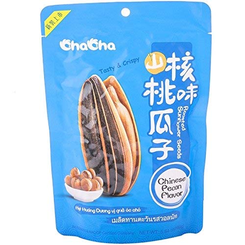 Chacha Roasted Sunflower Seeds Chinese Pecan Flavor, (3 Pack, Total Of 16.92Oz)