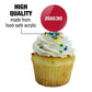Minnesota State University Moorhead Secondary Logo Cupcake Picks Toppers Decoration Set Of 6