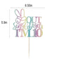 Kaoenla Out Single Digits I'M 10 Cake Topper -Colour Glitter Double Digit 10, Boys And Girls Happy 10Th Birthday Party Decoratio