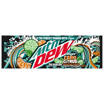 Mtn Dew Baja Cabo Citrus Lto 12Oz12Pk - Zero Sugar