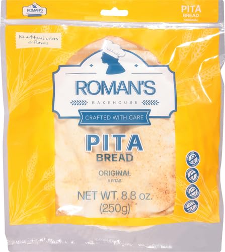 Romans Bakehouse Pita Bread Original, 8.8oz